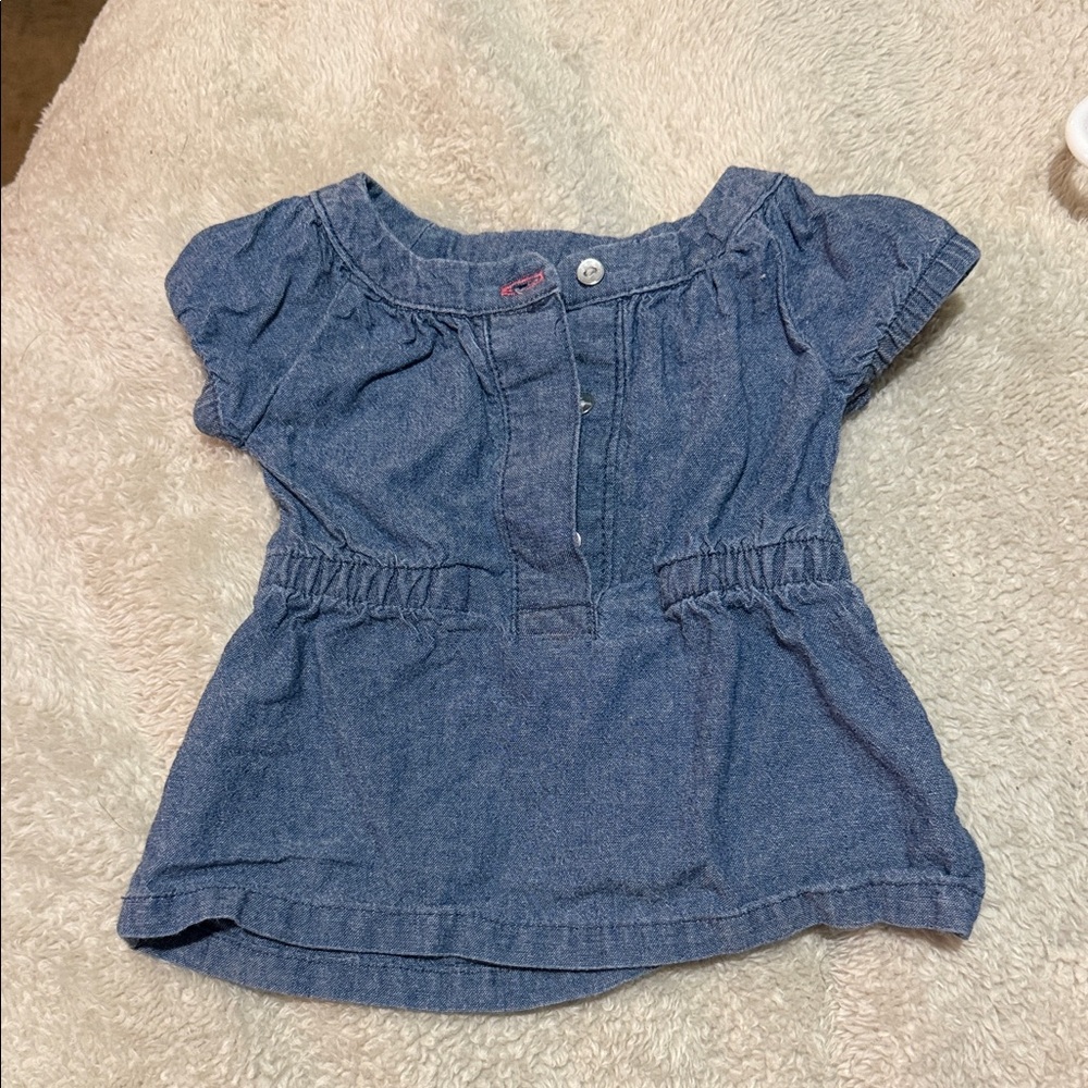 Carters denim newborn dress